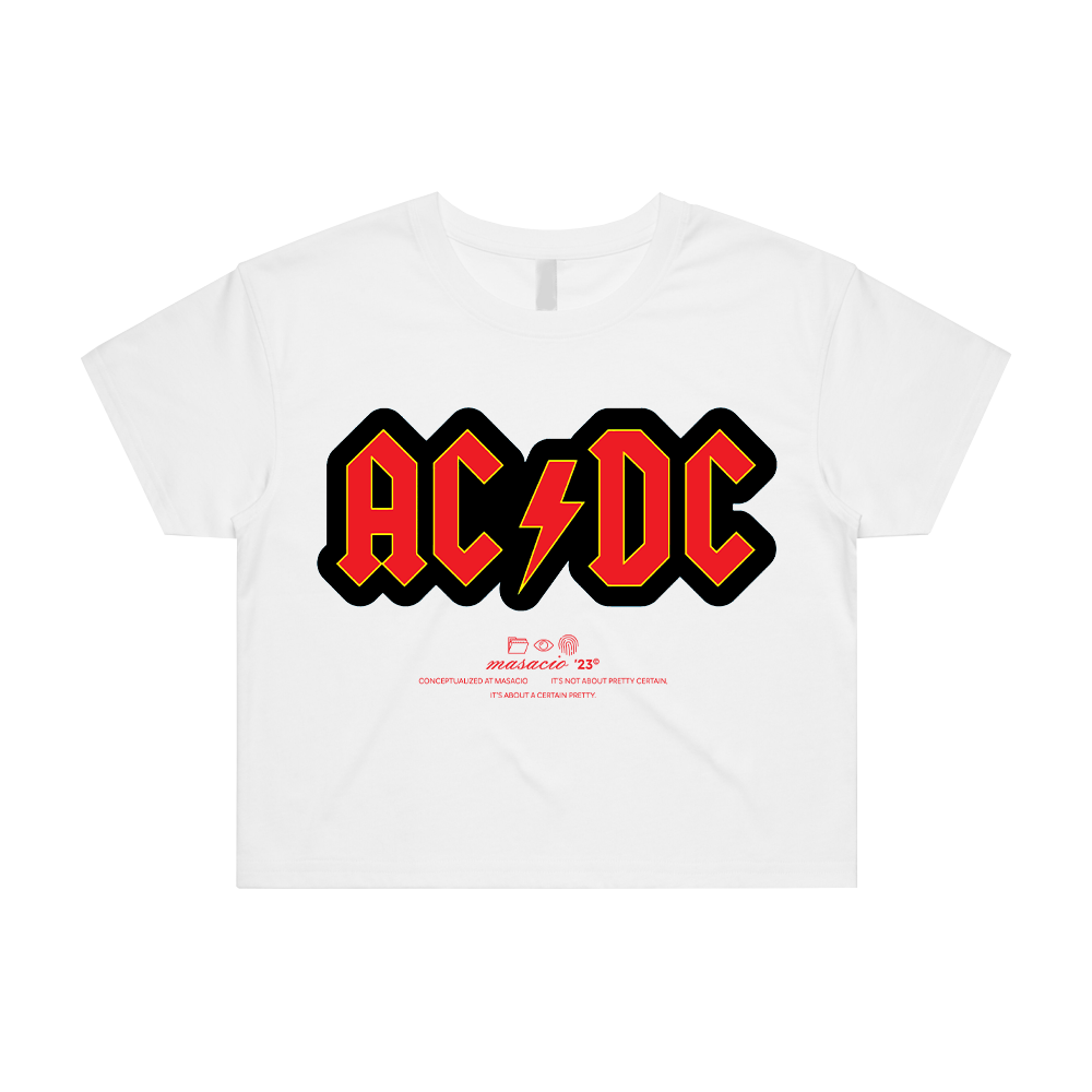 AC/DC - Classic - Crop Top