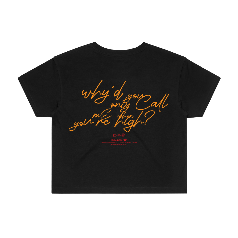 Arctic Monkeys - Why'd you only call me when you're high? - Crop Top