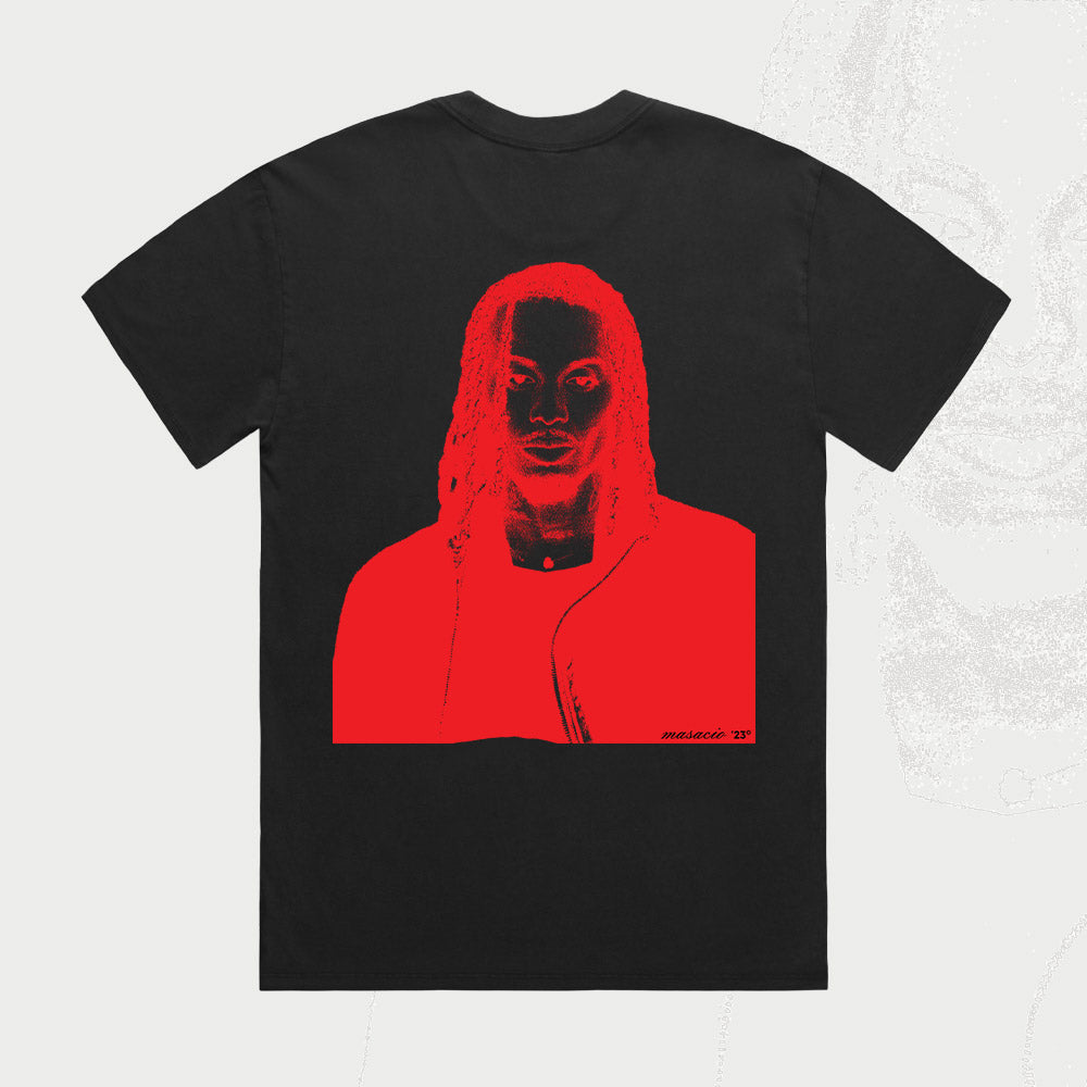 Image of Playboy Carti Red Round-neck Tee by Masacio