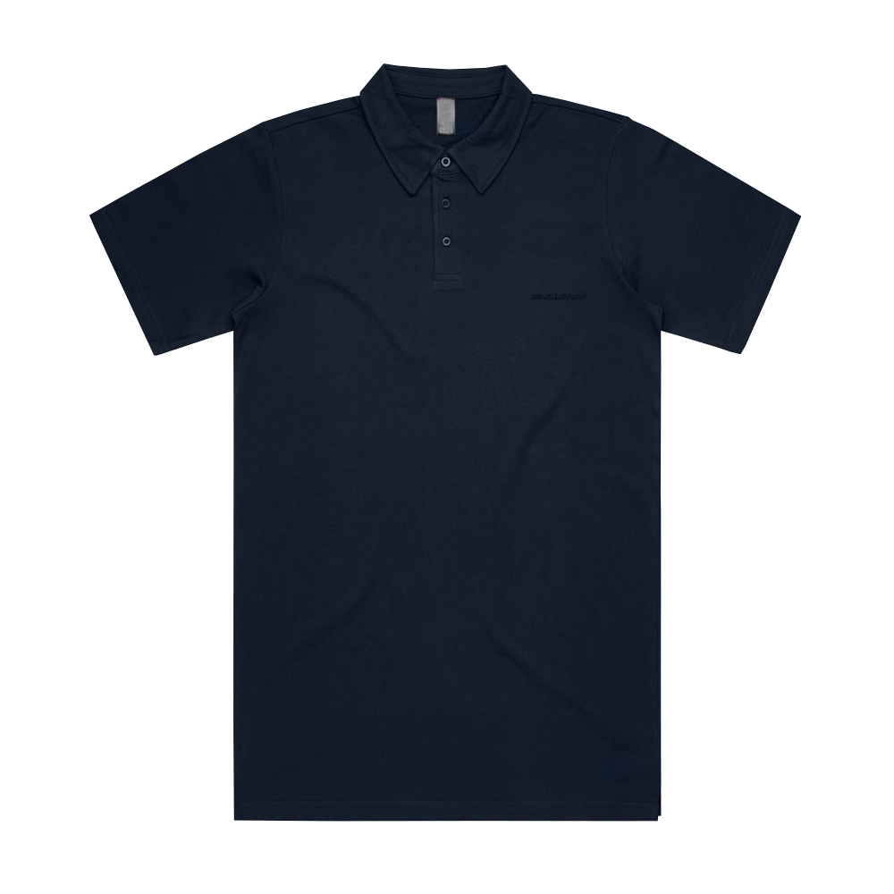 Basics - Signature Polo Navy Blue