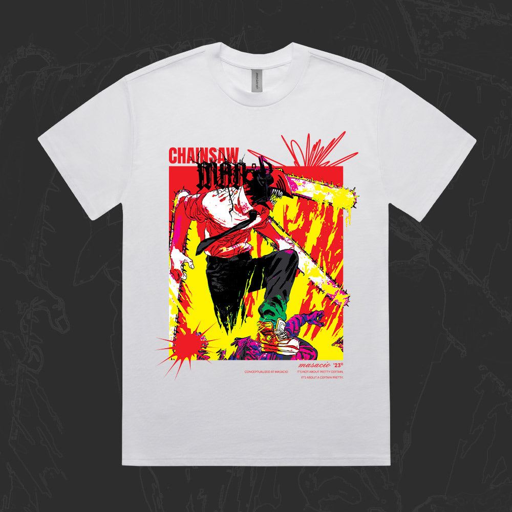 Image of Chainsaw Man Cover T-shirt by Masacio