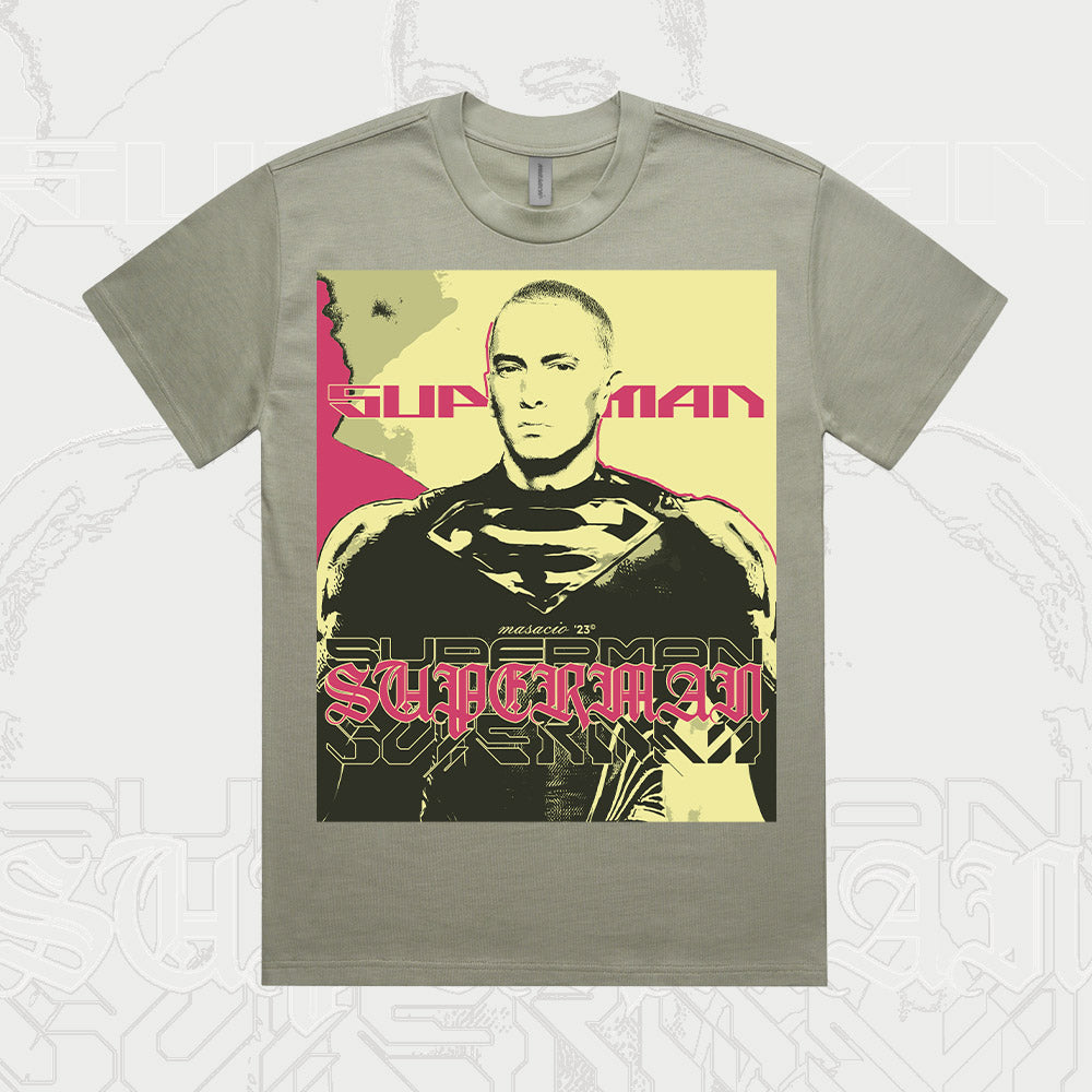 Image of EMINEM Superman Tshirt by Masacio