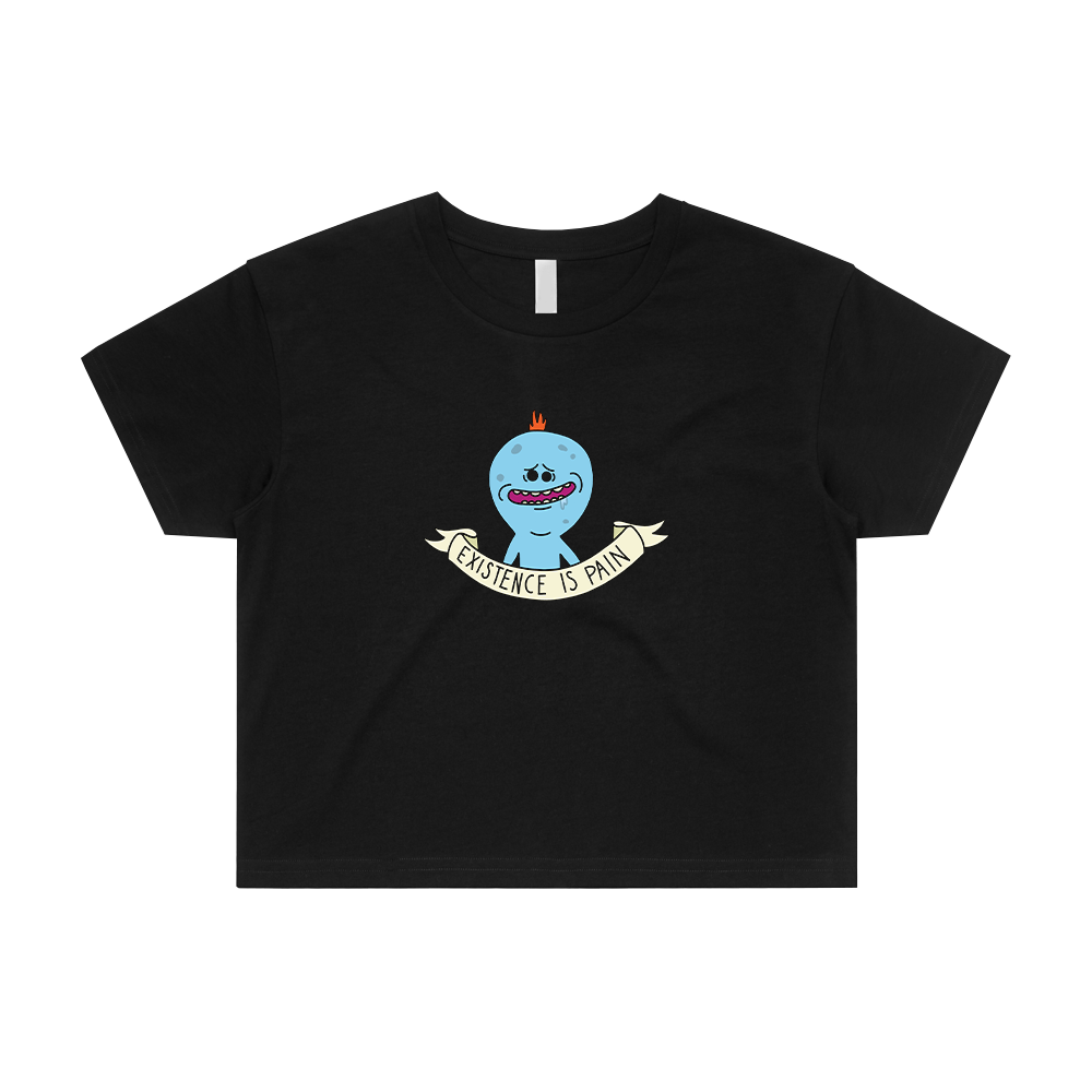 Rick And Morty - Existence Is Pain - Crop Top