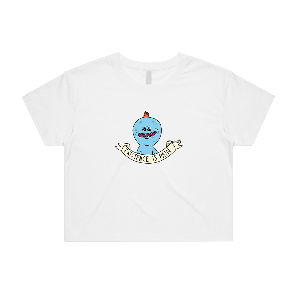 Rick And Morty - Existence Is Pain - Crop Top