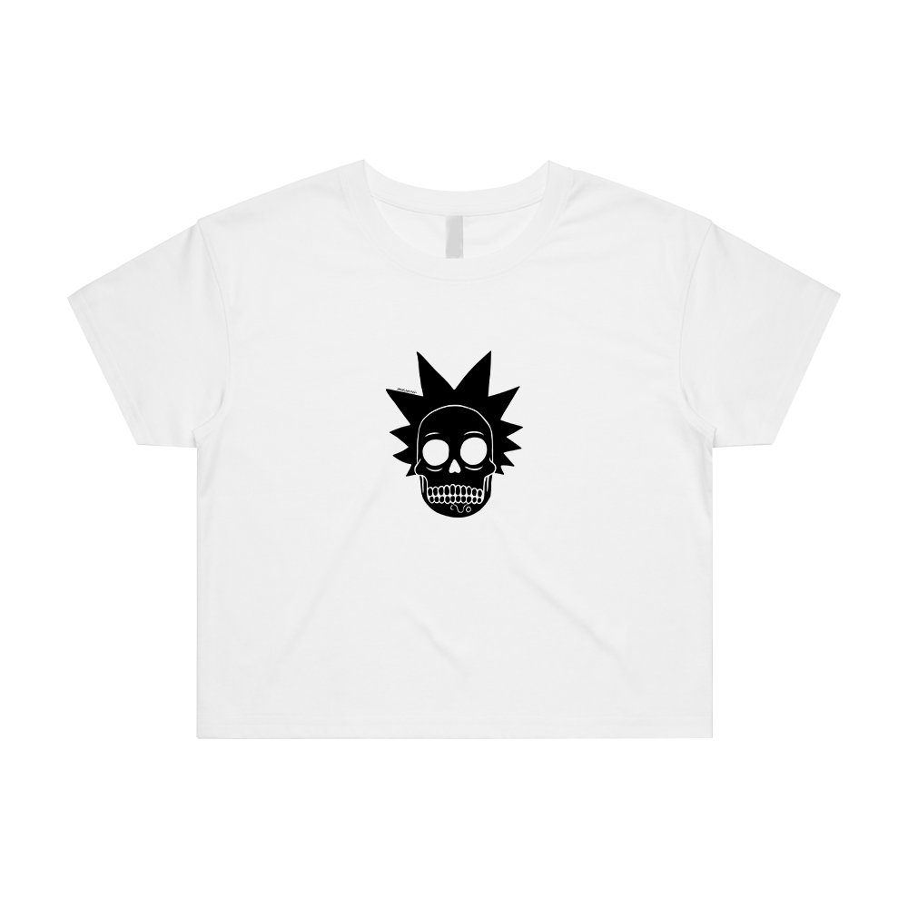 Rick And Morty - Skull Rick - Crop Top