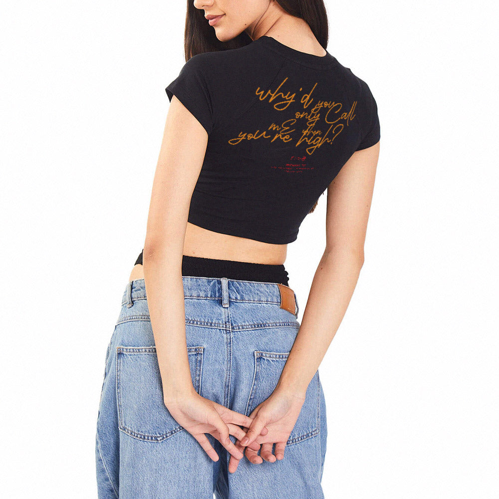 Arctic Monkeys - Why'd you only call me when you're high? - Crop Top